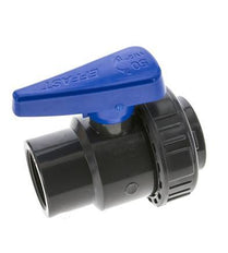 Válvula de bola de PVC de 2 vías Unión Simple Rp 1 1/2'' EPDM