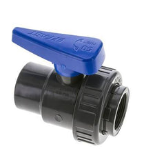 Válvula de bola de PVC de 2 vías Unión Simple Rp 1 1/2'' EPDM
