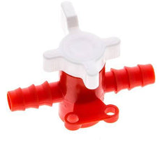 Válvula de bola de 2 vías de PE Barras de manguera de 3/8'' (9 mm)