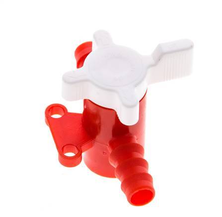 Válvula de bola de 2 vías de PE Barras de manguera de 3/8'' (9 mm)