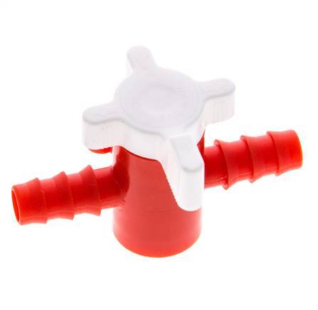 Válvula de bola de 2 vías de PE Barras de manguera de 3/8'' (9 mm)