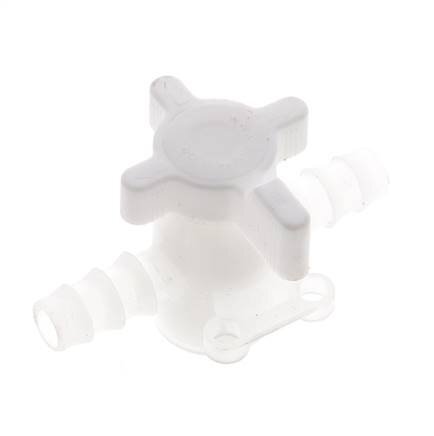 Válvula de bola de 2 vías de PVDF Barras de manguera de 3/8'' (9 mm)