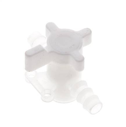 Válvula de bola de 2 vías de PVDF Barras de manguera de 3/8'' (9 mm)