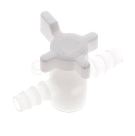 Válvula de bola de 2 vías de PVDF Barras de manguera de 3/8'' (9 mm)