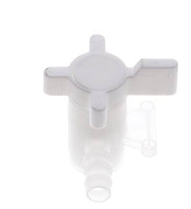 Válvula de bola de 2 vías de PVDF 10 mm Hose Barbs