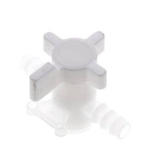 Válvula de bola de 2 vías de PVDF 10 mm Hose Barbs