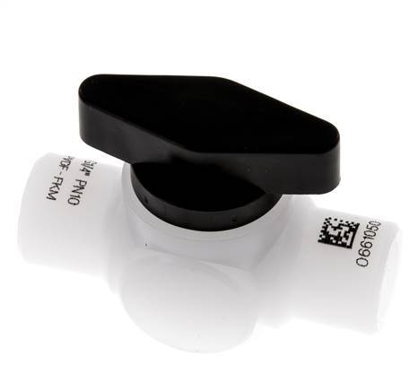 Válvula de bola de 2 vías de PVDF G 1/4'' FKM Vacío