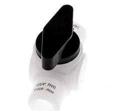 Válvula de bola de 2 vías de PVDF G 1/4'' FKM Vacío