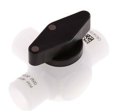 Válvula de bola de 3 vías de PVDF G 1/4'' FKM Vacío