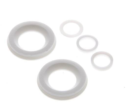 Juego de Reparación para Válvula de Bola de Brida de 3 Vías de Acero Inoxidable DN15
