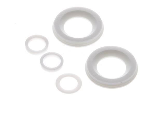 Juego de Reparación para Válvula de Bola de Brida de 3 Vías de Acero Inoxidable DN15