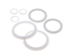 Juego de Reparación para Válvula de Bola de Brida de Acero Inoxidable de 3 Vías DN25