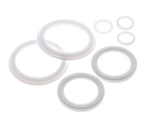 Juego de Reparación para Válvula de Bola de Brida de 3 Vías de Acero Inoxidable DN25