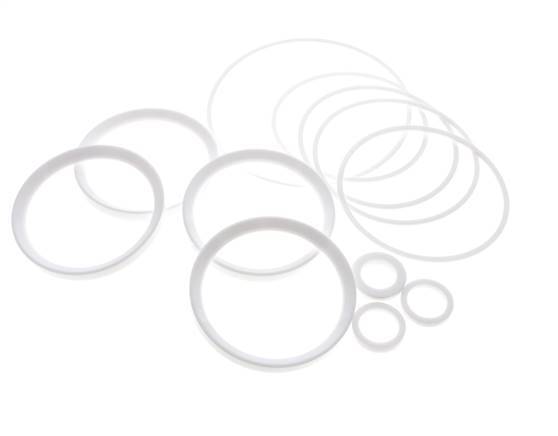 Juego de Reparación para Válvula de Bola de Brida de 3 Vías de Acero Inoxidable DN100