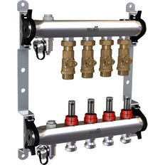 Colectores Belimo 4 X Válvulas De Zona 24VAC/DC 75s 0-10V 1Nm IP40 Terminal EM-ECQ-04F/CQ24A-SZ-T