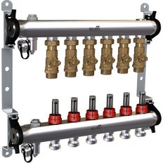 Colectores Belimo 6 X Válvulas De Zona 24VAC/DC 75s 2-10V 1Nm IP40 Terminal EM-ECQ-06F/CQ24A-SR-T