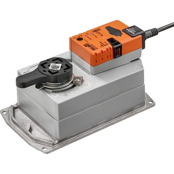 Válvula de Mariposa Eléctrica DN80/PN16 24V AC/DC Modulante Wafer GGG40 EPDM IP54 ISO 5211 Belimo