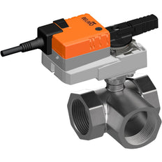 Belimo Válvula De Bola De 3 Vías Rp2 Kvs24 100-240VAC 90s 2/3-Punto 10Nm IP54 SPDT R3050-BL3/NR230A-S