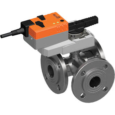 Belimo Válvula De Bola De 3 Vías DN32 Brida Kvs31 24VAC/DC 9s 2-Punto 8Nm IP54 R7040R-B3/NRQ24A