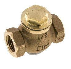 G 1/2'' Latón Rojo Válvula De Retención De Pistón 20 Bar (290 Psi) Alta Resistencia