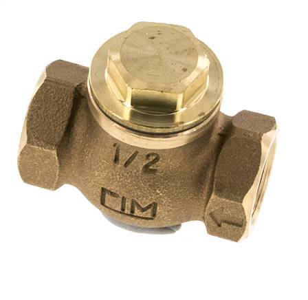 G 1/2'' Latón Rojo Válvula De Retención De Pistón 20 Bar (290 Psi) Alta Resistencia