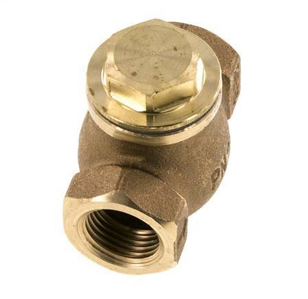 G 1/2'' Latón Rojo Válvula De Retención De Pistón 20 Bar (290 Psi) Alta Resistencia