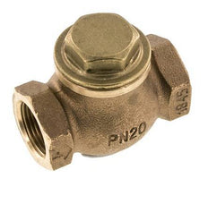 G 3/4'' Latón Rojo Válvula De Retención De Pistón 20 Bar (290 Psi) Alta Resistencia