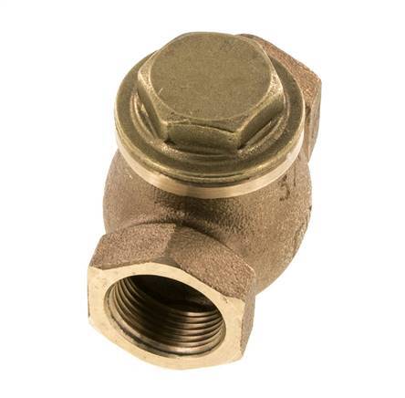 G 3/4'' Latón Rojo Válvula De Retención De Pistón 20 Bar (290 Psi) Alta Resistencia