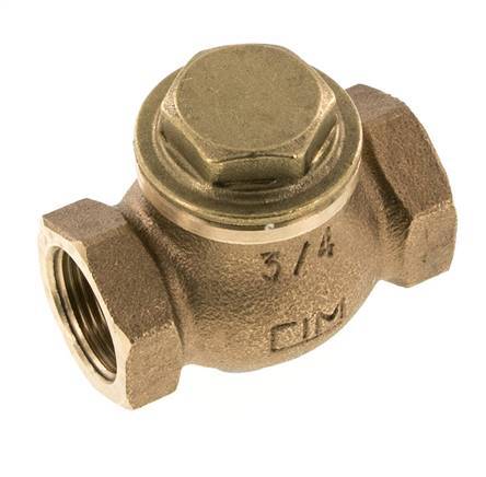 G 3/4'' Latón Rojo Válvula De Retención De Pistón 20 Bar (290 Psi) Alta Resistencia
