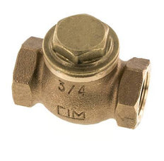 G 3/4'' Latón Rojo Válvula De Retención De Pistón 20 Bar (290 Psi) Alta Resistencia