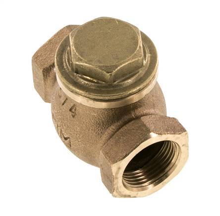 G 3/4'' Latón Rojo Válvula De Retención De Pistón 20 Bar (290 Psi) Alta Resistencia