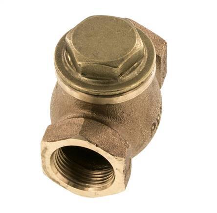 G 3/4'' Latón Rojo Válvula De Retención De Pistón 20 Bar (290 Psi) Alta Resistencia