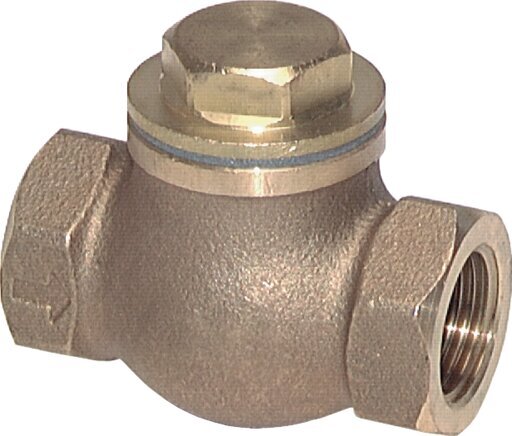 G 2'' Latón Rojo Válvula De Retención De Pistón 20 Bar (290 Psi) Alta Resistencia