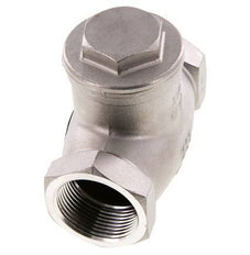 G 1-1/4'' Acero Inoxidable Válvula De Retención De Clapeta 16 Bar (232 Psi) Sello Metálico