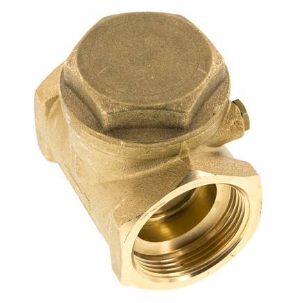 G 1-1/2'' Latón Válvula Antirretorno De Clapeta 10 Bar (145 Psi) Sello Metálico