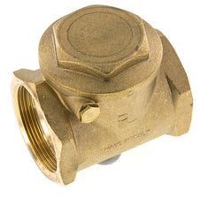 G 2'' Latón Válvula Antirretorno De Clapeta 10 Bar (145 Psi) Sello Metálico