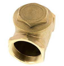 G 2'' Latón Válvula Antirretorno De Clapeta 10 Bar (145 Psi) Sello Metálico