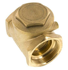 G 2'' Latón Válvula Antirretorno De Clapeta 10 Bar (145 Psi) Sello Metálico