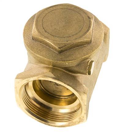 G 2'' Latón Válvula Antirretorno De Clapeta 10 Bar (145 Psi) Sello Metálico