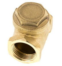 G 1'' Latón Válvula Antirretorno De Clapeta 12 Bar (174 Psi) NBR Sello Blando