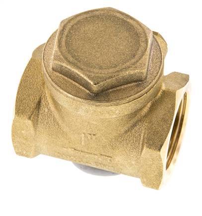 G 1'' Latón Válvula Antirretorno De Clapeta 12 Bar (174 Psi) NBR Sello Blando