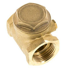 G 1'' Latón Válvula Antirretorno De Clapeta 12 Bar (174 Psi) NBR Sello Blando
