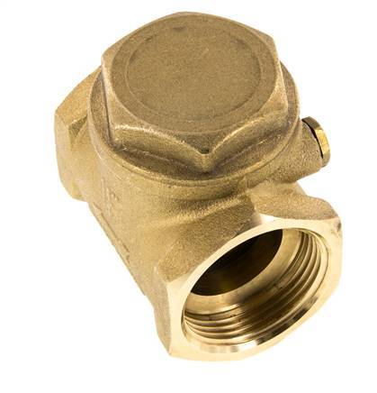 G 1-1/4'' Latón Válvula Antirretorno De Clapeta 10 Bar (145 Psi) Sello Blando NBR