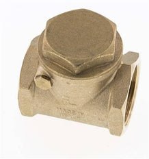G 1-1/2'' Latón Válvula Antirretorno De Clapeta 10 Bar (145 Psi) Sello Blando