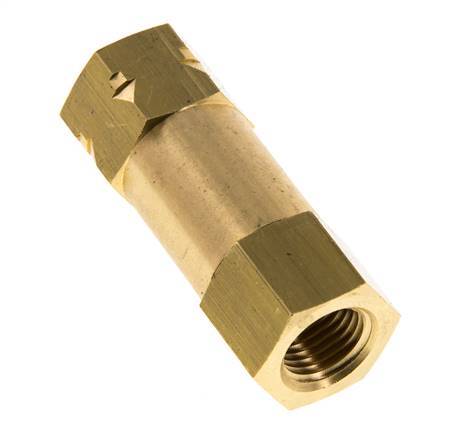 G 1/4'' Rosca Hembra Latón Válvula Antirretorno 0.4-40 Bar (5.8-580 Psi)
