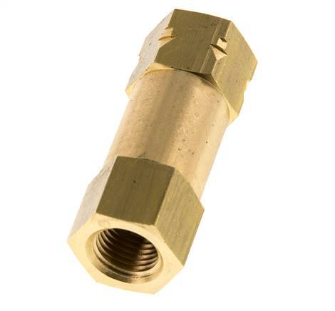 G 1/4'' Rosca Hembra Latón Válvula Antirretorno 0.4-40 Bar (5.8-580 Psi)