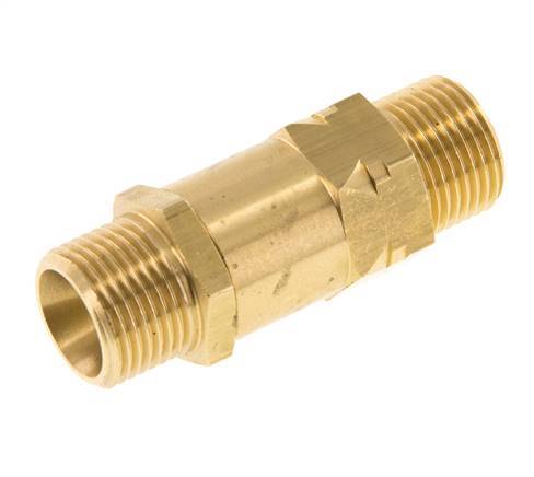G 3/8'' Rosca Macho Latón Válvula Antirretorno 0.4-40 Bar (5.8-580 Psi)