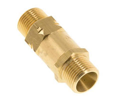 G 3/8'' Rosca Macho Latón Válvula Antirretorno 0.4-40 Bar (5.8-580 Psi)