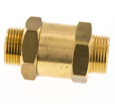 G 1'' Rosca Macho Latón Válvula Antirretorno 0.1-40 Bar (1.45-580 Psi)