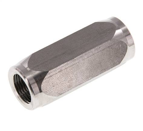 G 3/8'' Válvula Antirretorno Hidráulica Acero Inoxidable 0.5-350 Bar (72.5-5075 Psi)